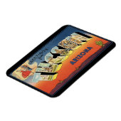 Flexible Salutations de Tucson Arizona Magnet (Côté Gauche)