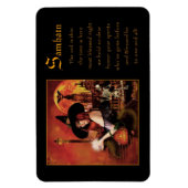 Flexible Samhain Magical Witch Magnet (Vertical)