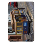 Flexible San Francisco Cable Car Premium Flexi Magnet (Vertical)