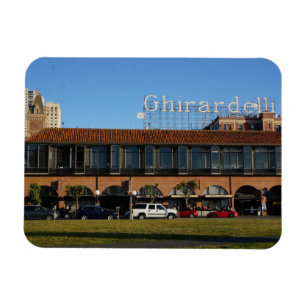 Flexible San Francisco Ghirardelli Magnet photo Carré