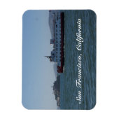 Flexible San Francisco Zalophus Ship Magnet (Vertical)