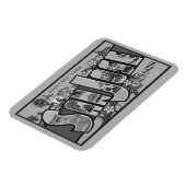 Flexible San Jose, California Magnet (Côté Gauche)