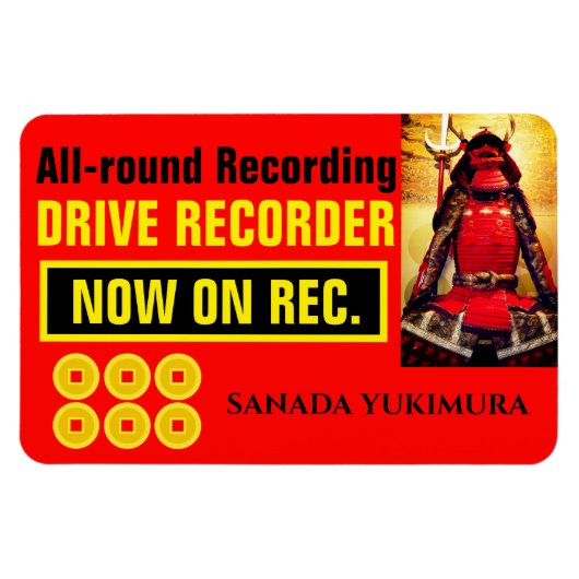 Flexible SANADA YUKIMURA : Avertissement Magnet (Horizontal)