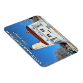 Flexible Sandy Hook Lighthouse, New Jersey Photo Magnet (Côté Droit)