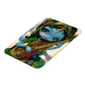 Flexible "Saraswati Jouer Veena" Flex Magnet (Côté Gauche)