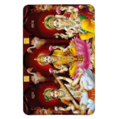 Flexible Saraswati, Lakshmi & Ganesha Flexi Magnet (Vertical)