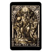 Flexible Satan Enthroné Magnet 4x6 (Vertical)