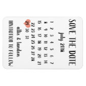 Flexible Save the date | Magnet (Horizontal)