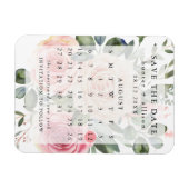 Flexible Save the date | Magnet | Calendrier (Horizontal)