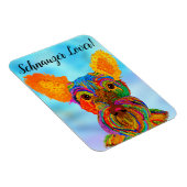 Flexible Schnauzer Magnet 3"x4" (Côté Droit)