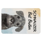 Flexible Schnauzer Mether Magnet (Horizontal)