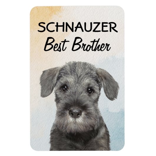 Flexible Schnauzer Mether Magnet (Vertical)
