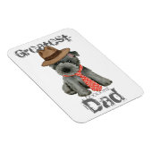 Flexible Scottish Terrier Dad Magnet (Côté Droit)