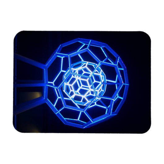 Flexible Sculpture Buckyball #2 Magnet (Horizontal)