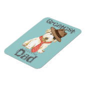 Flexible Sealyham Terrier Papa Magnet (Côté Gauche)