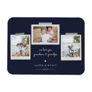 Flexible Sentiments joyeux Snapshot Photo Magnet