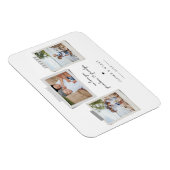 Flexible Sentiments joyeux Snapshot Photo Magnet (Côté Droit)