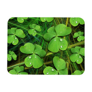 Flexible Shamrock vert Saint Patrick's Day Flexi Magnet