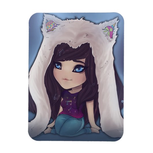 Flexible Sharm Chibi Magnet (Vertical)