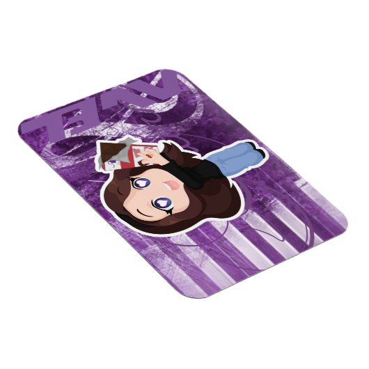 Flexible Sharm Choco Chibi Magnet (Côté Droit)