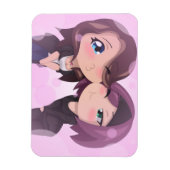Flexible Sharm et Gigi Chibi Magnet (Vertical)