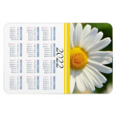 Flexible Shasta Daisy | Magnet Calendrier floral 2022 (Horizontal)