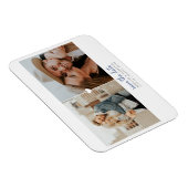 Flexible Simple coeur Enregistrer la date Magnet photo (Côté Droit)