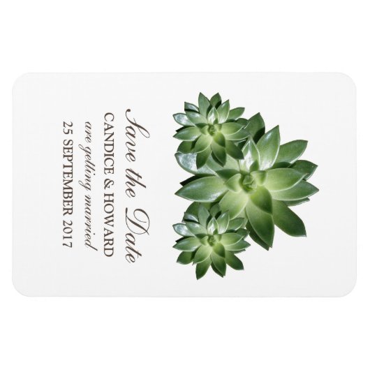 Flexible Simple succès Enregistrer la date Flexi Magnet (Horizontal)