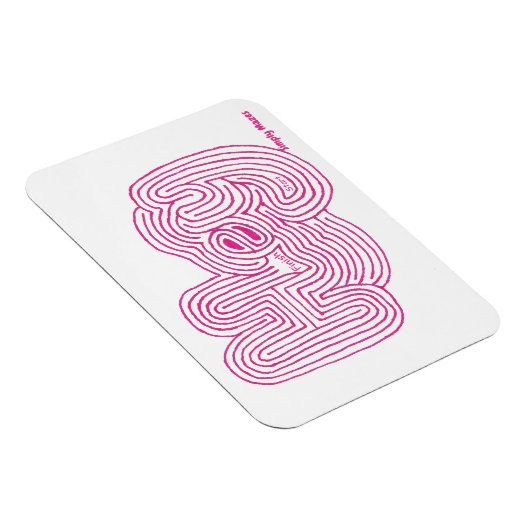 Flexible Simplement Mazes "Hey" Maze Magnet (Côté Droit)