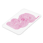 Flexible Simplement Mazes "Hey" Maze Magnet (Côté Gauche)