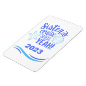 Flexible Sisters Cruise Shell Ouais Stateroom Magnet (Côté Gauche)