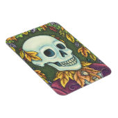 FLEXIBLE SKELETON PORTRAIT, HALLOWEEN AUTOMNE SKULL MAGNET (Côté Droit)