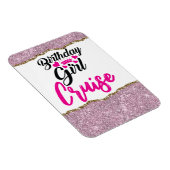 Flexible Small Birthday Girl Cruise Door Magnet (Côté Droit)