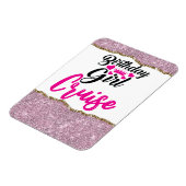 Flexible Small Birthday Girl Cruise Door Magnet (Côté Gauche)