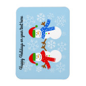 Flexible Snowman Magnet #3 (Vertical)