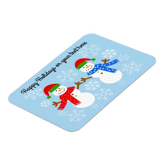 Flexible Snowman Magnet #3 (Côté Gauche)