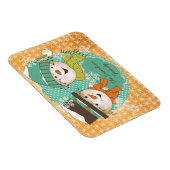 Flexible Snowman Noël 2 Magnet Flexi personnalisé (Côté Droit)