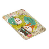 Flexible Snowman Noël personnalisé Flexi Magnet (Côté Droit)