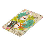 Flexible Snowman Noël personnalisé Flexi Magnet (Côté Gauche)