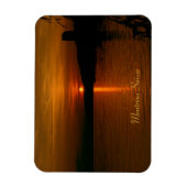 Flexible Soleil couchant Montreux Suisse Flexi Magnet (Vertical)