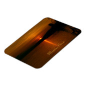 Flexible Soleil couchant Montreux Suisse Flexi Magnet (Côté Gauche)