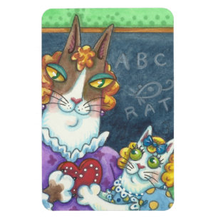 Flexible SON ENSEIGNANT N'Fitz Cats PET VALENTINE MAGNET