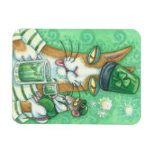 Flexible Son N'Fitz Chat Et Rat ST. PATRICK'S DAY MAGNET (Horizontal)