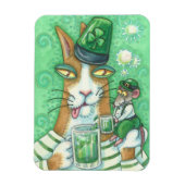 Flexible Son N'Fitz Chat Et Rat ST. PATRICK'S DAY MAGNET (Vertical)