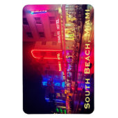 Flexible South Beach, Miami, Floride Magnet Art Déco (Vertical)