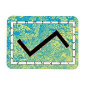 Flexible Sowilo Viking Rune Magnet - Succès! (Horizontal)