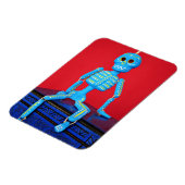 Flexible Squelette de sucre bleu Magnet (Côté Gauche)