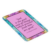 Flexible St. Hildegard de Bingen Quote Magnet (Côté Droit)