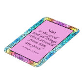 Flexible St. Hildegard de Bingen Quote Magnet (Côté Gauche)