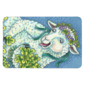 FLEXIBLE ST. MAGNET IRLANDAIS ET SHAMROCK DE PATRICK (Horizontal)